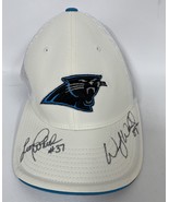 Wesley Walls &amp; Leonard Wheeler Signed Autographed Carolina Panthers Hat ... - $49.99