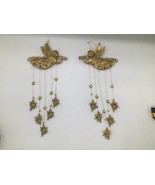 Vintage Gold Angel Wall Hangings with Cherubs &amp; Stars  Set of 2 – 15” x ... - $454.22 MXN