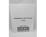 Inhabitants Of The Woods Elves RPG Module Solace Games Legend Compatible - $22.27