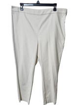 Ralph Lauren Black Label Winter Cream Flat Front Tapered Straight Leg Pa... - $36.95