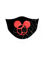 Face Mask 44a-Digital ClipArt-Art Clip-Gift Tag-Notebook-Invitations-Scr... - $37.50 MXN