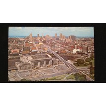 Union Station &amp; Skyline, Kansas City MO Missouri, Vintage Postcard - £3.11 GBP