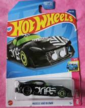 2022 HOT WHEELS MUSCLE AND BLOWN TREASURE HUNT P CASE HW DRIFT 5/5 - $11.30