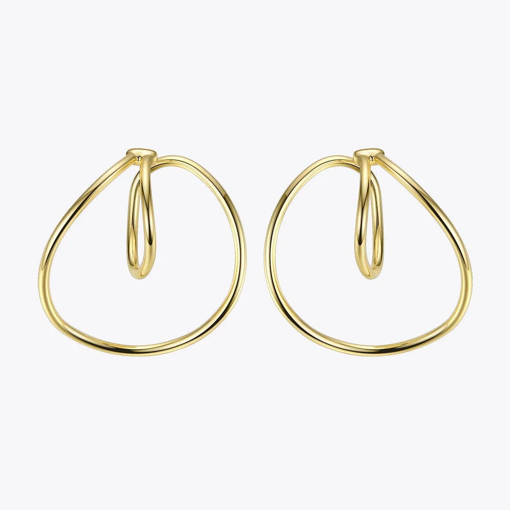 Punk Geometric Ear Cuff Clip On Earrings For Women Gold Color Line Earings Witho - £43.65 GBP