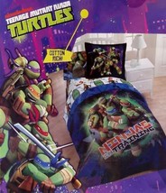 Teenage Mutant Ninja Turtles Training Full Comforter Shams 4PC Bedding Set New - $120.37