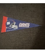 NFL Mini PENNANT / FLAG - NEW YORK GIANTS VINTAGE by Rico/Tag Express 9&quot;  - $76.14 MXN