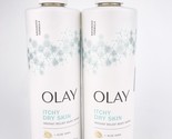 Olay Itchy Dry Skin Instant Relief Body Wash B3 Aloe Vera 20oz Pump Lot ... - £27.45 GBP