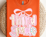 Pink Grandmillennial 3rd Grade Bow PNG, Coquette Preppy Back To School S... - $2.50