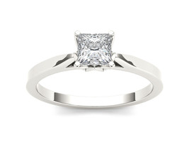 Authenticity Guarantee 
14K White Gold 3/4ct TDW Princess Diamond Solitaire E... - £1,516.20 GBP
