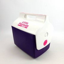 Vintage Igloo Little Playmate Cooler Retro Purple Pink Push Button Lunchbox - $29.60