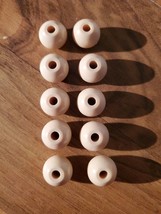 Vtg. 1978 Score Four Game Replacement Parts 10 Beige Beads (ONLY) - $9.89