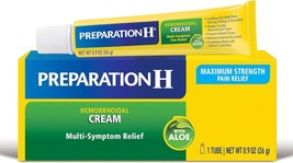 Preparation H Hemorrhoid Symptom Treatment Cream (0.9 Ounce Tube), Maximum Stren - £16.77 GBP