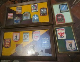 19 1960s Patch collection 1964 Winter Olympics Paris Cannes Berlin Normandie - £37.47 GBP
