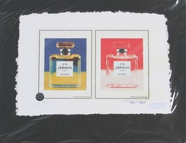 Chanel No 5 Inverse Diptych Estampado Por Fairchild París de Artista Prueba - £140.72 GBP