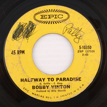 Bobby Vinton – Halfway To Paradise / Kristie - 1968 - 45 rpm 7&quot; Single 510350 - £5.61 GBP