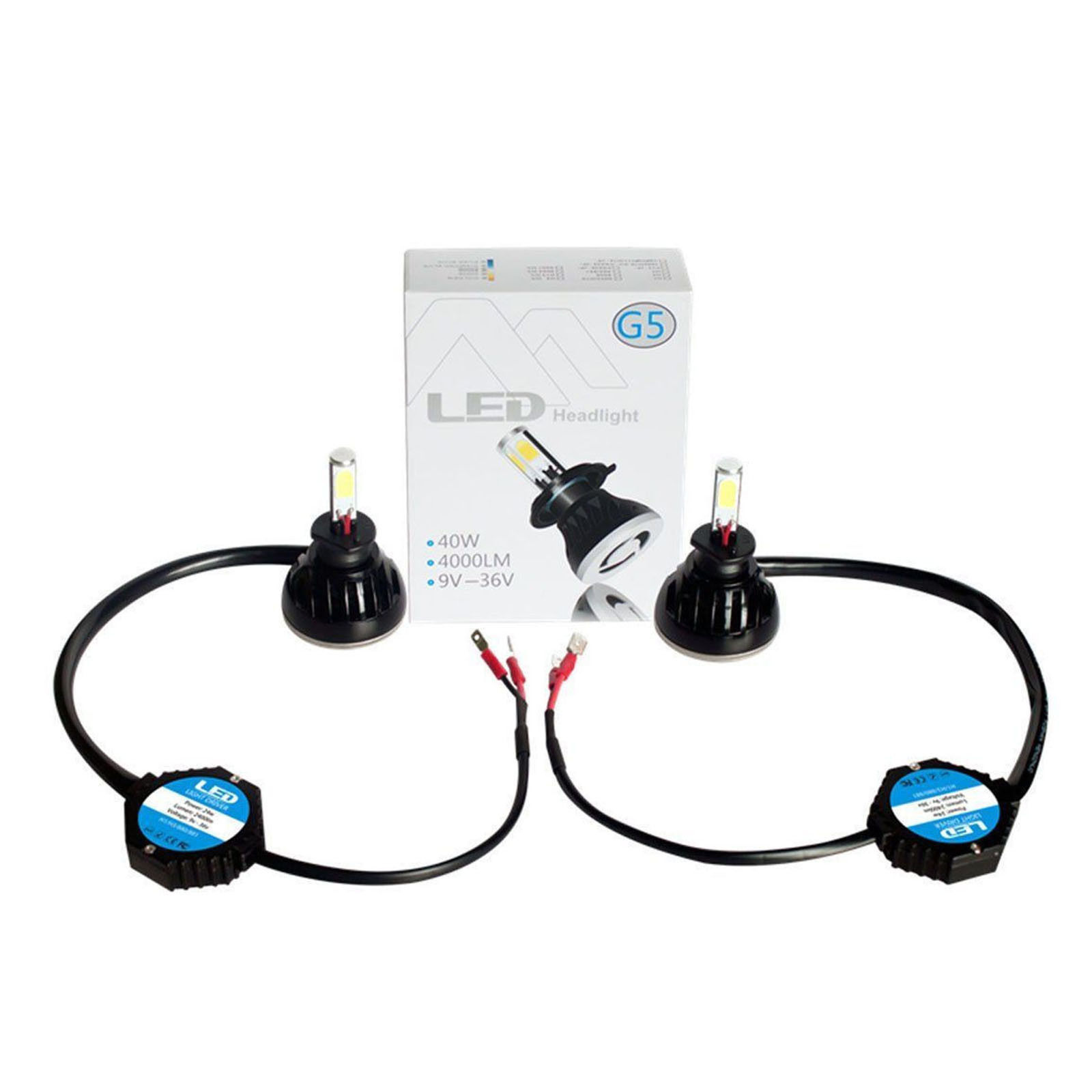 H1  HID SMD COB LED Canbus Headlight/Fog Light Bulb 6000K 4000LM 40W G5 ... - $49.95
