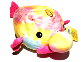 Snugglies Blob Fish Plush Toy Tie Dye . Large 15 Long. Soft. NWT - £13.51 GBP