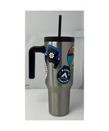 Life is Good Stainless Steel with Handle 40 oz Bumper Sticker Design - $35.65