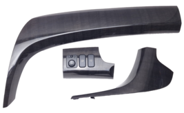 2007-2013 Acura MDX Black Mirror Switch Wood Grain OEM Toggle Button Set... - $106.78