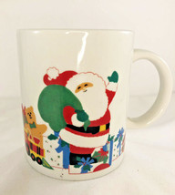 Vintage Christmas Coffee Cup / Mug Santa Claus Eden Bliss Collection  - £11.79 GBP