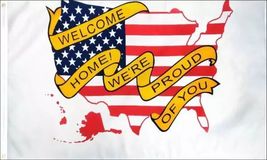 Welcome Home USA Flag - 3x5 Ft - £15.72 GBP