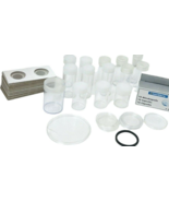 Specimen Vials Containers Plastic w/Glass Caps-Cards-Lighthouse Caps ~ L... - $256.71 MXN