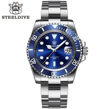 Steeldive SD1953 Diver Watch Ceramic Bezel 41mm Water Resistant Seiko NH... - £99.11 GBP