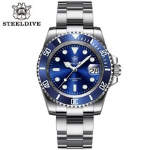 Steeldive SD1953 Diver Watch Ceramic Bezel 41mm Water Resistant Seiko NH... - $2,359.70 MXN