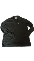 Levi&#39;s Mens Green Long Sleeve Knit Polo Shirt size XL 100% Cotton Safari... - $24.05