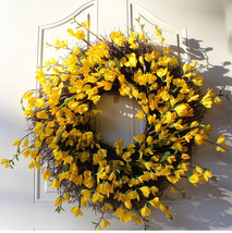 &quot; 50cm Artificial Pumpkin Wreath Autumn Harvest Maple Leaf Front Door Garland Th - £56.67 GBP