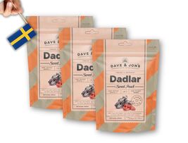 3 Bags Dave and Jons Sweet Peach - 125g (4.40 oz) - Naturally sweet dates - $20.93