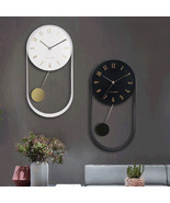 Creative Luxury Modern Quartz Swing Clock Living Room Wall Decoration - $59.00