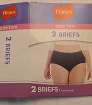 Hanes Women&#39;s 100% Cotton Briefs 2 Pack Lot of 2 - Total of 4 Size 8 - $17.81