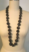 New 32&quot; Best Quality  BROWN Kukui Nut Necklace Lei - £7.44 GBP