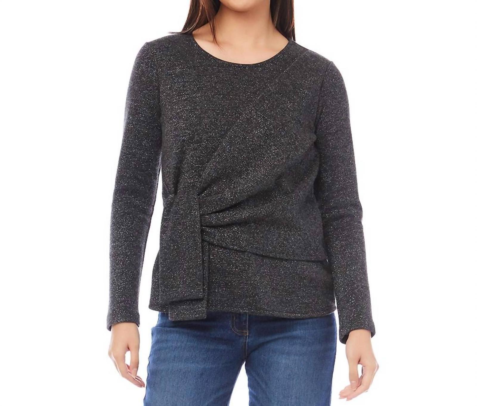 Karen Kane Petite Size Side Tie Metallic Top Size XLP - $65.34