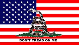 3x5 USA Flag Gadsden Dont Tread On Me Flag American Premium Banner FAST USA SHIP - £14.37 GBP