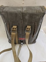 Vtg  WW 2 Lily Tulip  Backpack Stainless Steel Water Container 14&quot; X 13&quot; X 6.5&quot; - £142.41 GBP