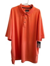 Ben Hogan Men&#39;s Short Sleeve Performance Polo Shirt 3XL Coral Quartz 54/56 Golf - £18.30 GBP