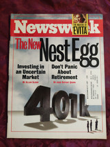 NEWSWEEK December 16 1996 The New Nest Egg Evita Madonna Madeleine Albright - £11.95 GBP