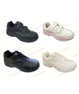 New Men&#39;s Sneakers Leather Comfort Hook and Loop Cushion Sole Walking La... - $488.30 MXN+