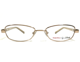 Veggie Tales Kids Eyeglasses Frames VT-3012 Vanilla Blossom Gold Brown 45-16-125 - £36.55 GBP