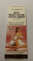 Matchbook Cover Matchcover Girly Girlie Pinup Lehigh Valley Matchcover C... - $2.38