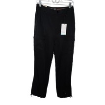 SCOTCH &amp; SODA LARA HIGH RISE STRAIGHT LEG CARGO PANT IN BLACK SIZE MEDIU... - $22.87