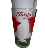 MCM Boscul Peanut Butter Drinking Juice Glass Tumbler Tulips Estate find... - $10.00