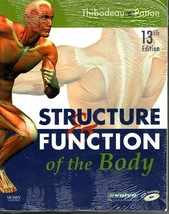 Structure and Function of the Body Textbook with CD Thibodeau, Patton 13E - New - £14.45 GBP