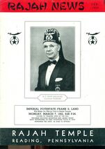 RAJAH NEWS February 1955 Shriner/Masonry Magazine (Reading PA) local ads - $14.84