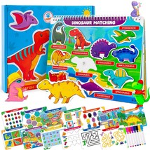 Dinosaur Books For 4 5 6 7 8 Year Olds - Abc Learning Kindergarten Workb... - £28.76 GBP