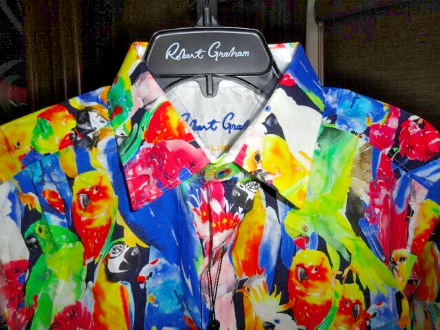 Robert Graham Wild Life Long Sleeve Shirt SIze Medium Item image 4