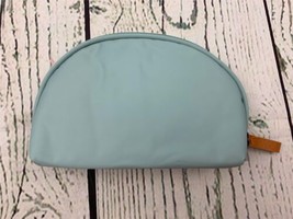 Makeup Bag Small Travel Cosmetic Bag Lightweight PU Leather Organizer Sky Blue - £12.89 GBP