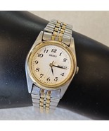 Vintage Seiko Womens Two Tone Silver Gold Day Date Wristwatch- Needs Bat... - £29.73 GBP